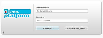 Screenshot der Backends